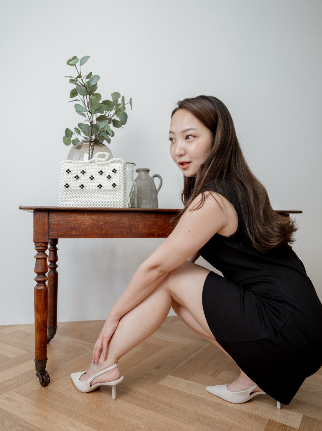 Black swan Pearl bag