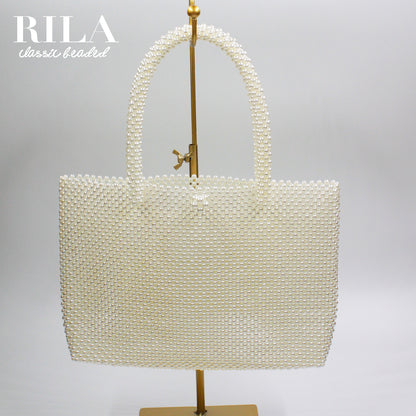 Pearl tote bag A4