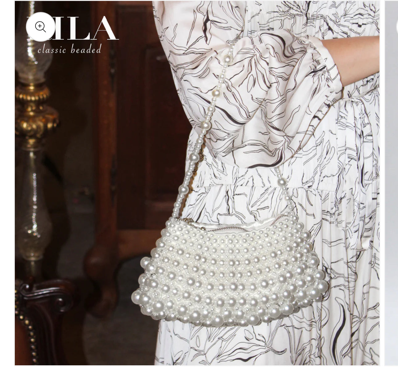 Pearl flap Bag ショルダーバッグ（華岡由眞様専用）