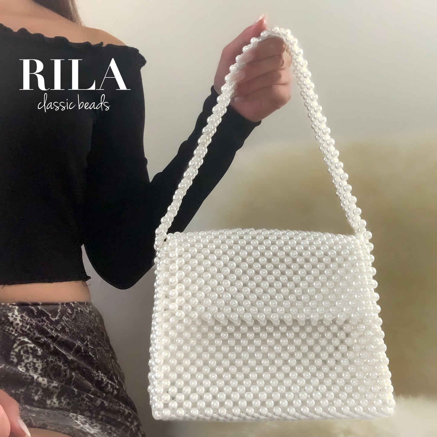 RILA pearl envelope Bag